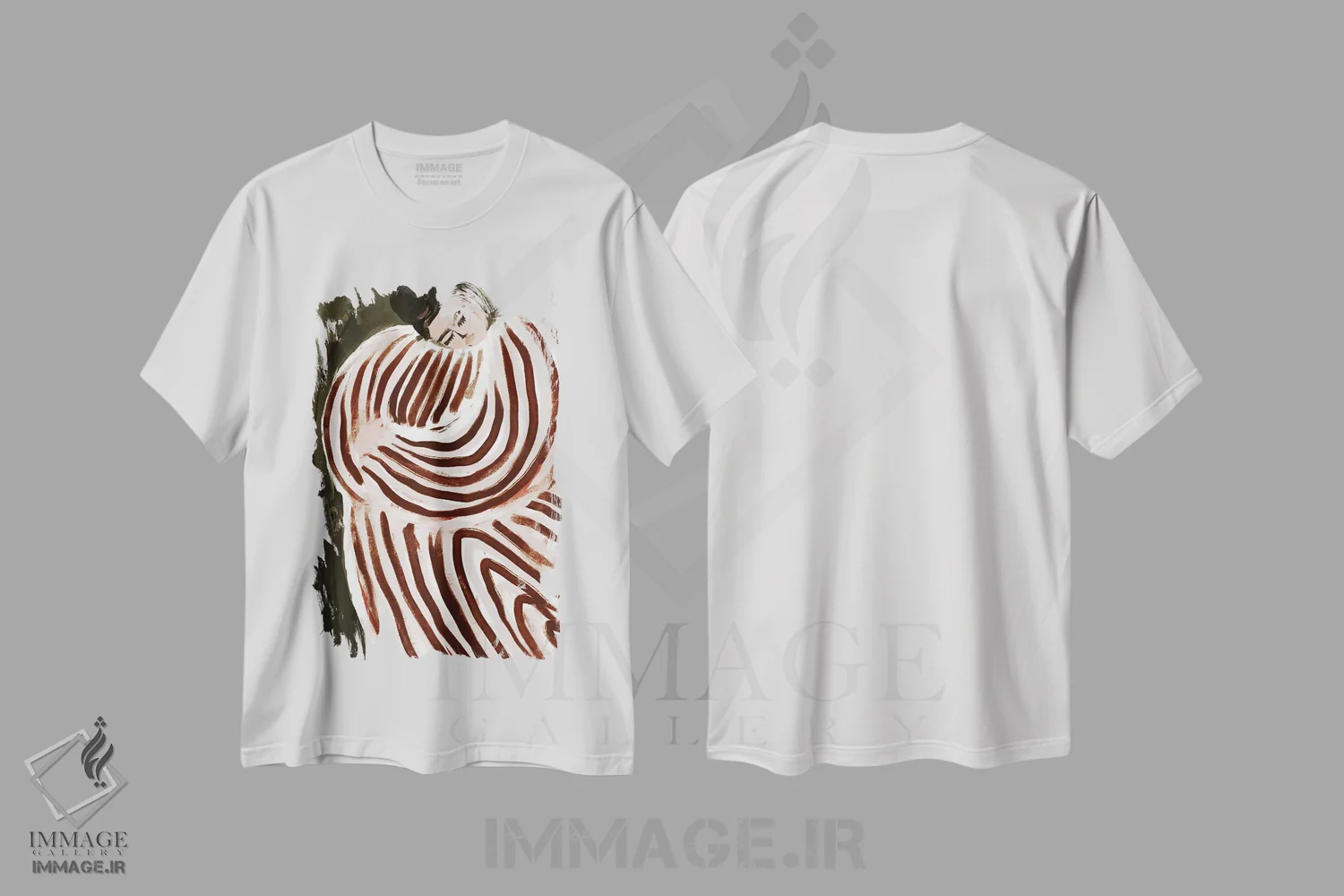 تیشرت سفید طرح دار شاهزاده خوابیده، دکور معاصر اثر تری چایلد | فروشگاه ایماژ