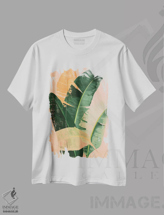 تیشرت سفید طرح دار به درون جنگل II، دکور بوهمی اثر تری چایلد | immage.ir