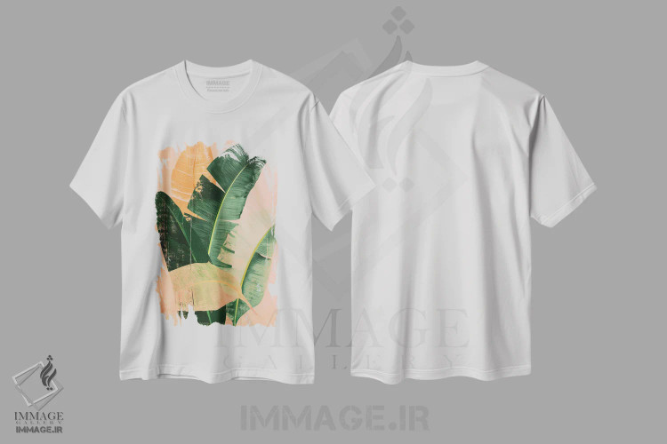 تیشرت سفید طرح دار به درون جنگل II، دکور بوهمی اثر تری چایلد | immage.ir
