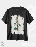 تیشرت مشکی طرح دار مارشمالوی معمولی، گیاه شناسی پزشکی، تزئینی اثر جان استیونسون | immage.ir