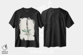 تیشرت مشکی طرح دار اسطوخودوس، گیاه شناسی پزشکی، تزئینی اثر جان استیونسون | فروشگاه ایماژ