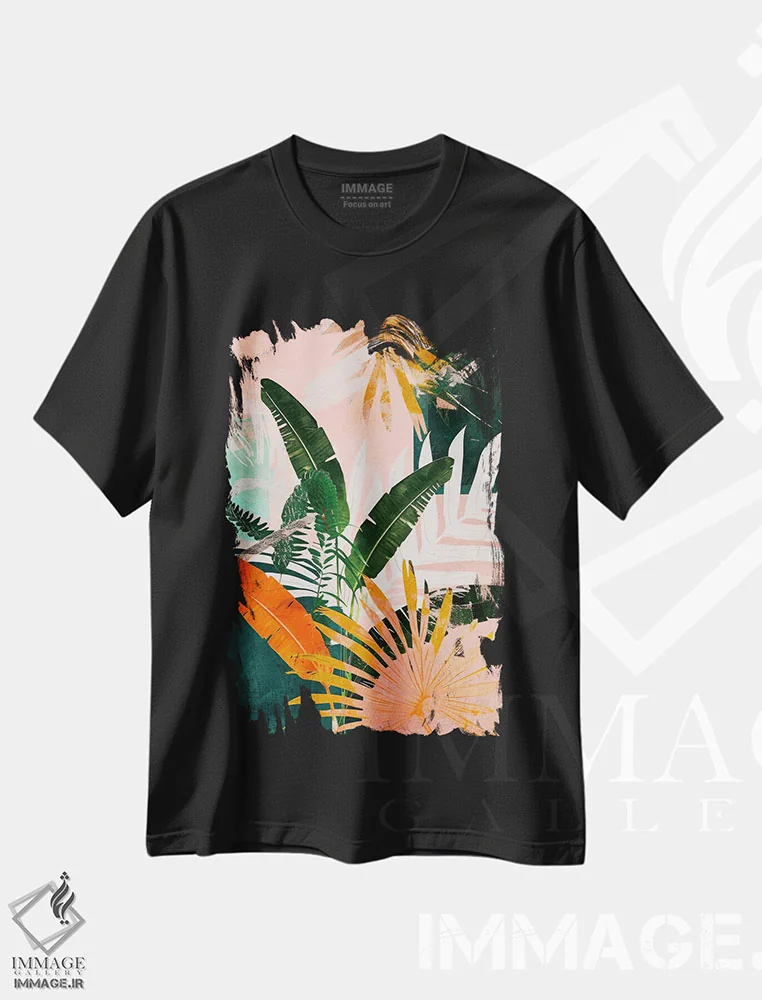 تیشرت مشکی طرح دار – تیشرت طبیعت ,به جنگل VIII اثر تری چایلد فروشگاه ایماژ