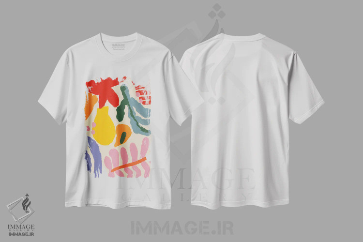 تیشرت سفید طرح دار – تیشرت فانتزی ,تابستان خوش I اثر تری چایلد فروشگاه ایماژ
