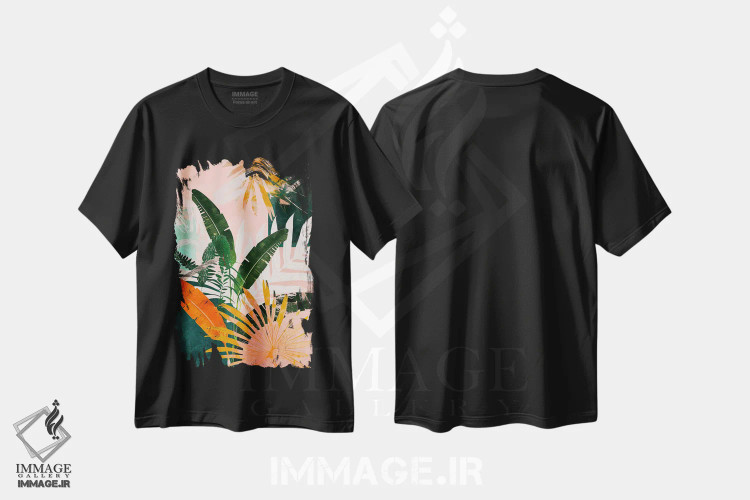 تیشرت مشکی طرح دار – تیشرت طبیعت ,به جنگل VIII اثر تری چایلد فروشگاه ایماژ