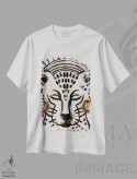 تیشرت سفید طرح دار – تیشرت حیوانات ,ببر اثر تری چایلد فروشگاه ایماژ