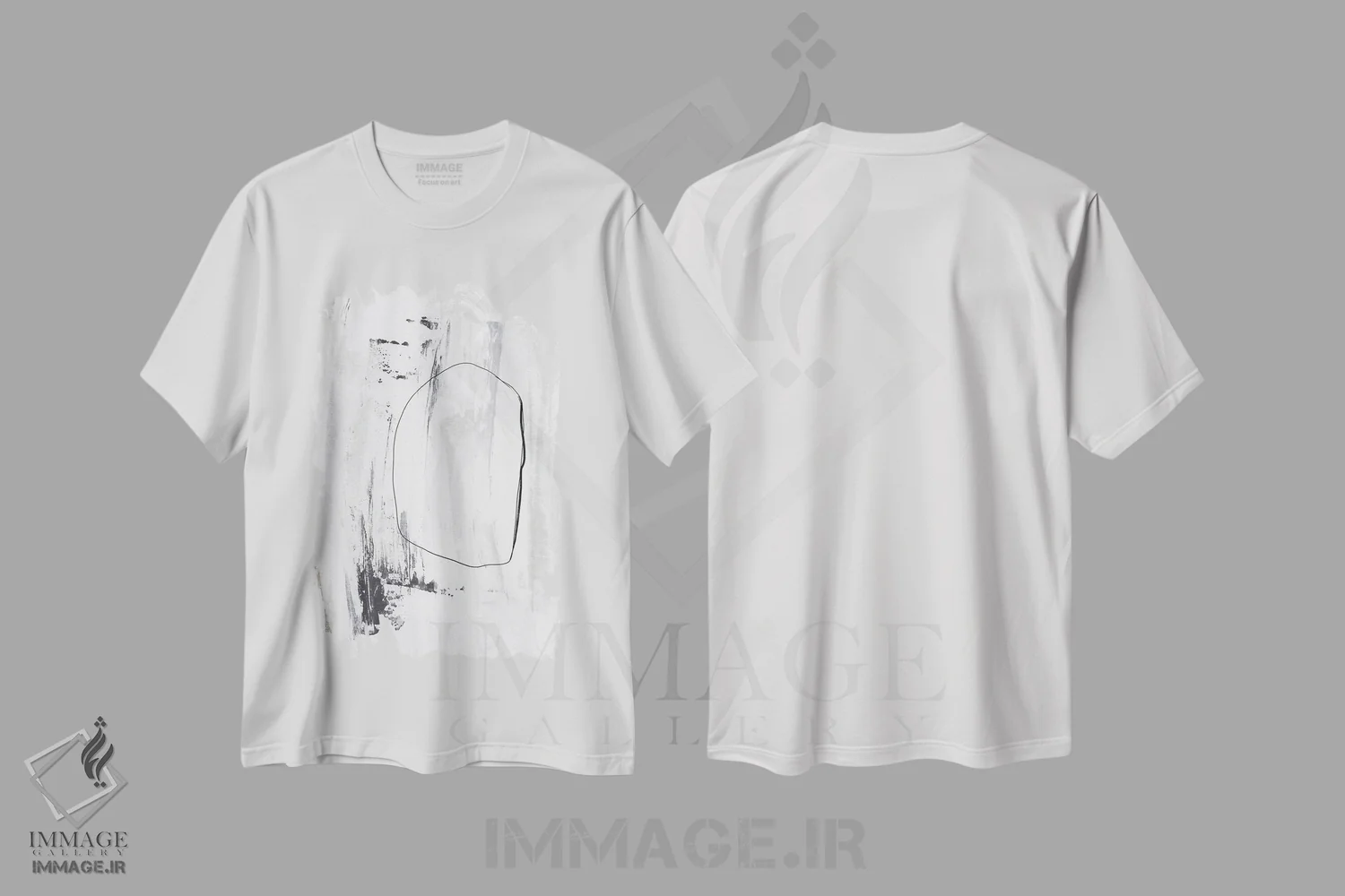 تیشرت سفید طرح دار – تیشرت مفهومی ,از صفر اثر یو پلاس می استودیو فروشگاه ایماژ