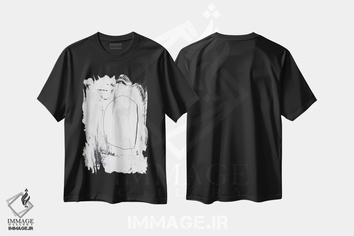 تیشرت مشکی طرح دار – تیشرت مفهومی ,از صفر اثر یو پلاس می استودیو immage.ir