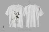 تیشرت سفید طرح دار – تیشرت آسیایی ,بامبو چینی اثر ژنگ شی فروشگاه ایماژ