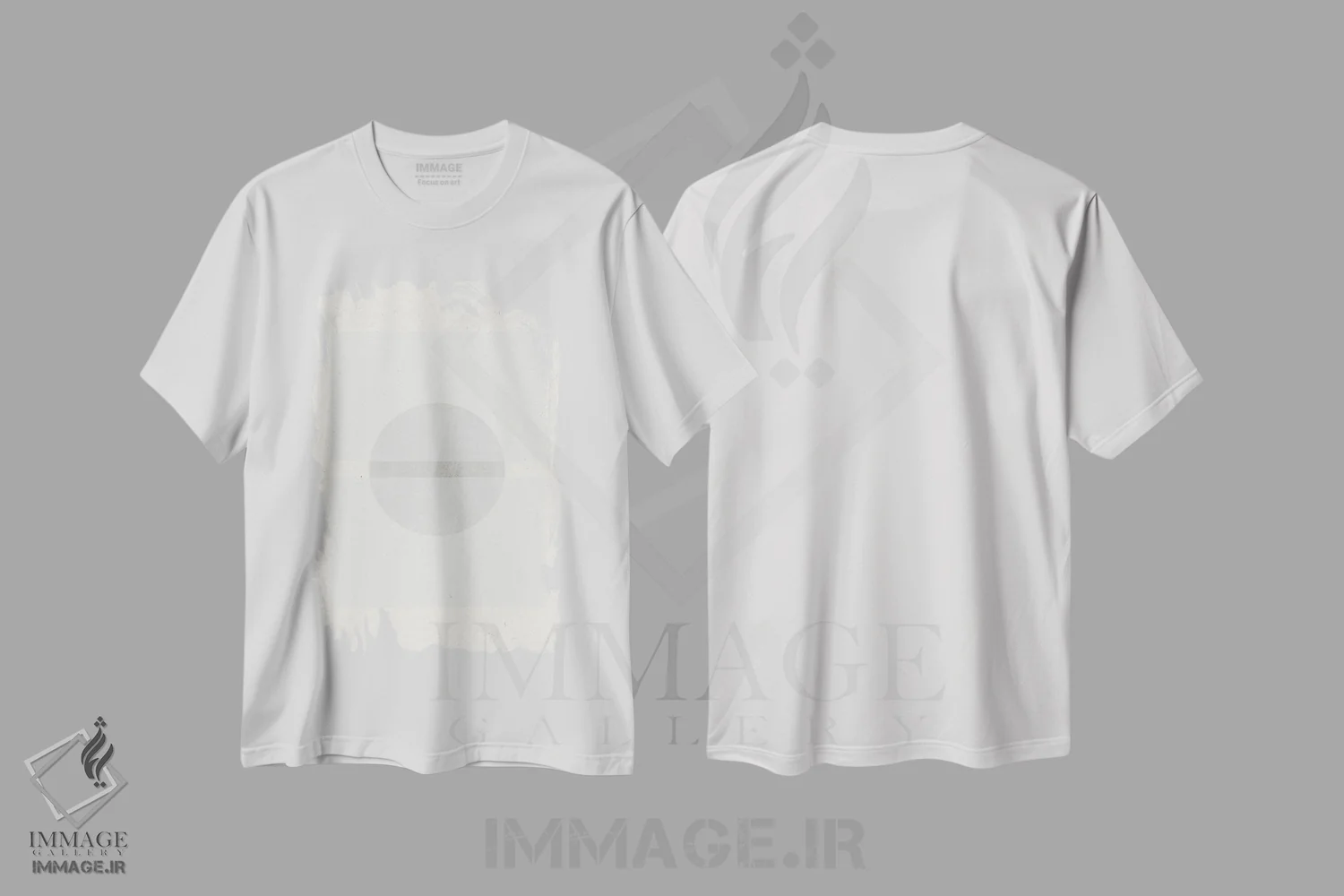تیشرت سفید طرح دار – تیشرت مینیمالیستی ,کلاژ برآمدگی کاغذ دوم اثر استودیو می یوس فروشگاه ایماژ