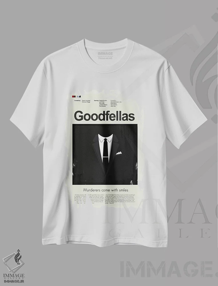 تیشرت سفید طرح دار – تیشرت وینتیج ,خوب ها اثر پرینتس اند گیگلز اثر اَرین هیگرمن immage.ir