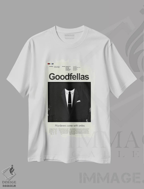 تیشرت سفید طرح دار – تیشرت وینتیج ,خوب ها اثر پرینتس اند گیگلز اثر اَرین هیگرمن immage.ir