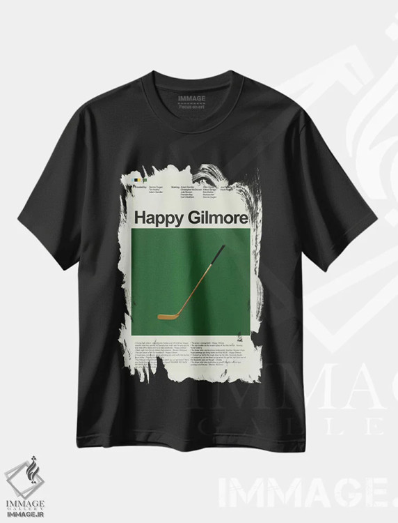 تیشرت مشکی طرح دار – تیشرت ورزشی ,هپی گیل مور اثر پرینتس اند گیگلز اثر اَرین هیگرمن immage.ir