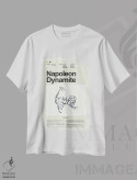 تیشرت سفید طرح دار – تیشرت کالت ,ناپلئون داینامیت اثر پرینتس اند گیگلز اثر اَرین هیگرمن immage.ir