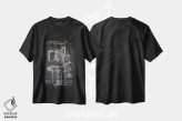 تیشرت مشکی طرح دار – تیشرت وینتیج ,دوربین براونل، سیاه اثر پتنت پرینت استور immage.ir