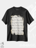 تیشرت مشکی طرح دار – تیشرت آموزشی ,دستخط II اثر پتنت پرینت استور فروشگاه ایماژ
