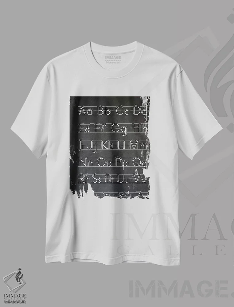 تیشرت سفید طرح دار – تیشرت نوستالژی ,دستخط III اثر پتنت پرینت استور فروشگاه ایماژ