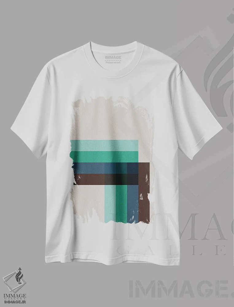 تیشرت سفید طرح دار – تیشرت رترو ,رترو اثر سوزانا پاز فروشگاه ایماژ