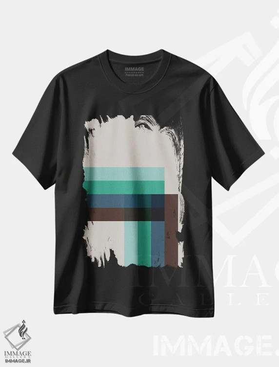 تیشرت مشکی طرح دار – تیشرت رترو ,رترو اثر سوزانا پاز immage.ir