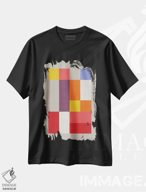 تیشرت مشکی طرح دار – تیشرت رنگی ,بنتوخ اثر سوزانا پاز فروشگاه ایماژ