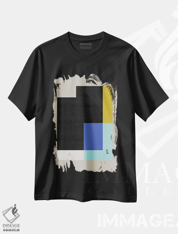 تیشرت مشکی طرح دار – تیشرت گرافیکی ,بنتوخ اثر سوزانا پاز فروشگاه ایماژ