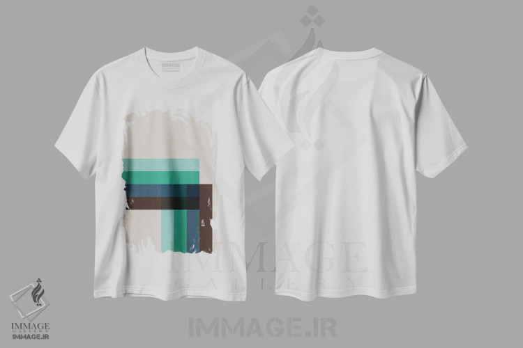 تیشرت سفید طرح دار – تیشرت رترو ,رترو اثر سوزانا پاز فروشگاه ایماژ
