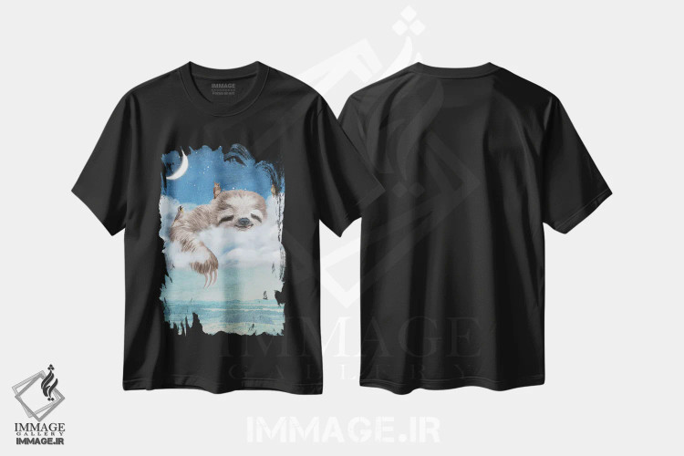 تیشرت مشکی طرح دار – تیشرت فانتزی ,رویای یک کندرو اثر پائولا بل فلورس immage.ir