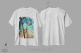 تیشرت سفید طرح دار – تیشرت فانتزی ,شهر کندروها اثر پائولا بل فلورس immage.ir