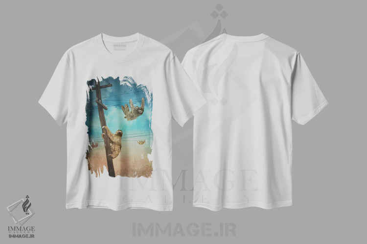 تیشرت سفید طرح دار – تیشرت فانتزی ,شهر کندروها اثر پائولا بل فلورس immage.ir