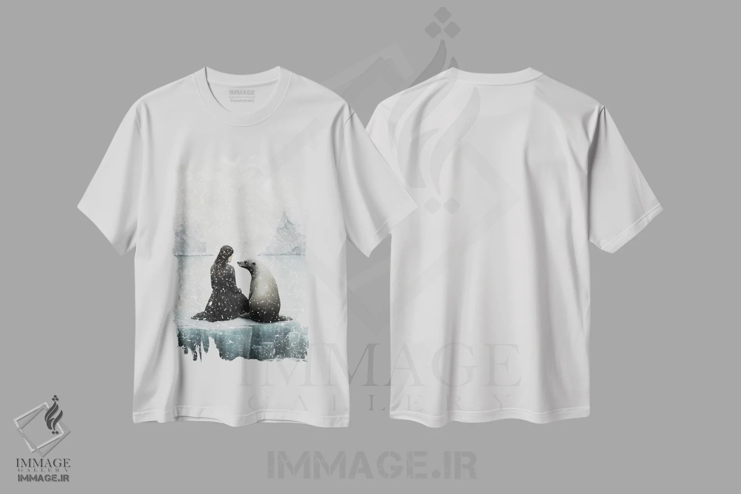 تیشرت سفید طرح دار – تیشرت فانتزی ,دوست من، فوک اثر پائولا بل فلورس immage.ir