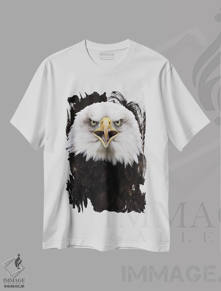 تیشرت سفید طرح دار – تیشرت حیوانات ,چی؟ اثر پاتریک ون بکم فروشگاه ایماژ