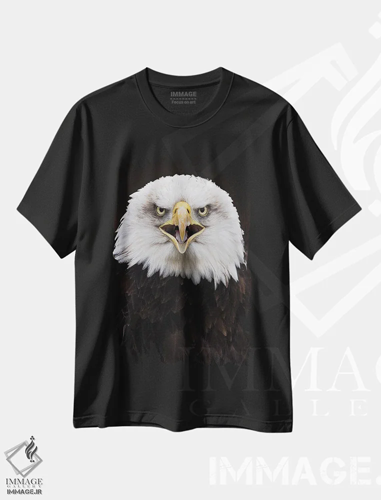 تیشرت مشکی طرح دار – تیشرت حیوانات ,چی؟ اثر پاتریک ون بکم immage.ir