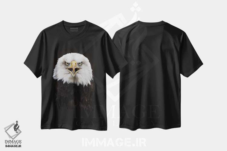 تیشرت مشکی طرح دار – تیشرت حیوانات ,چی؟ اثر پاتریک ون بکم immage.ir