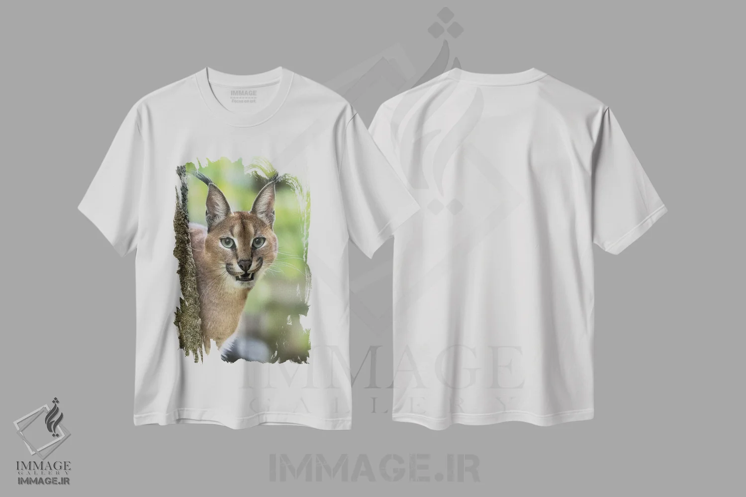 تیشرت سفید طرح دار – تیشرت حیوانات ,لبخند اثر پاتریک ون بکم فروشگاه ایماژ