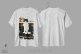 تیشرت سفید طرح دار – تیشرت موسیقی ,برنادت اثر پُل برنارد روسل فروشگاه ایماژ