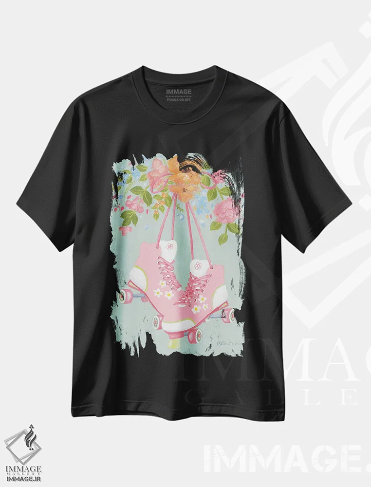 تیشرت مشکی طرح دار – تیشرت اسپرت ,بیا شروع کنیم اثر پم بریتون immage.ir