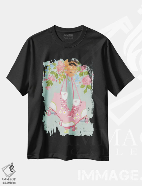 تیشرت مشکی طرح دار – تیشرت اسپرت ,بیا شروع کنیم اثر پم بریتون immage.ir