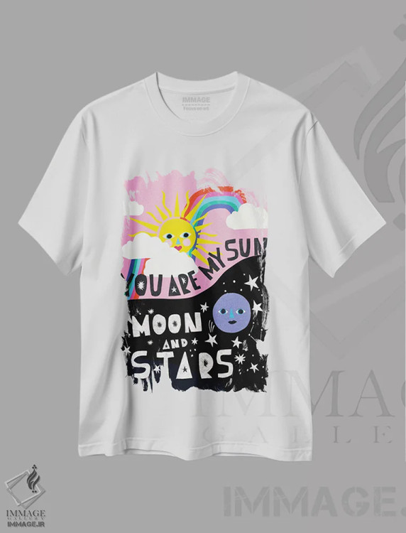 تیشرت سفید طرح دار – تیشرت تایپوگرافی ,عشق کاغذی اثر کورین لنت immage.ir