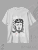 تیشرت سفید طرح دار کلئوپاترا، تزئینی اثر پِشان | immage.ir