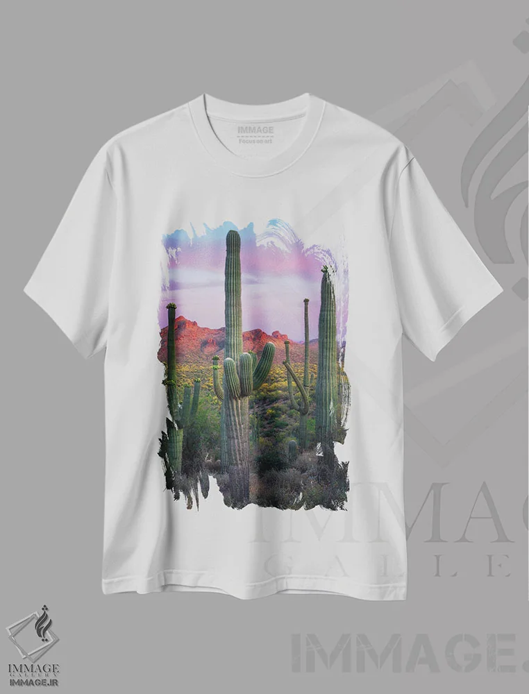 تیشرت سفید طرح دار ساگوارویل، مدیوم اثر پیتر کسکن | فروشگاه ایماژ