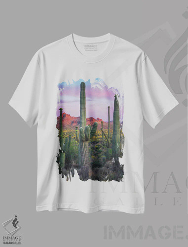 تیشرت سفید طرح دار ساگوارویل، مدیوم اثر پیتر کسکن | فروشگاه ایماژ