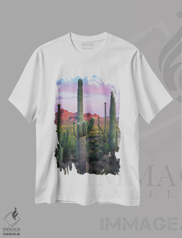 تیشرت سفید طرح دار ساگوارویل، مدیوم اثر پیتر کسکن | فروشگاه ایماژ