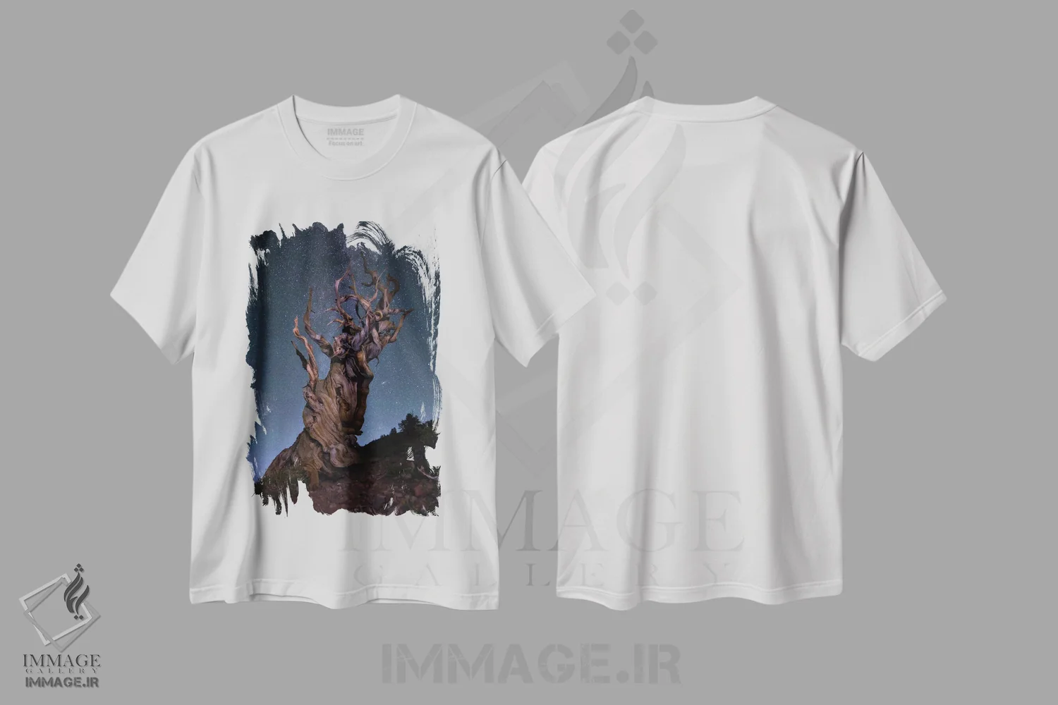 تیشرت سفید طرح دار باله برستلکون، مدیوم اثر پیتر کسکن | immage.ir