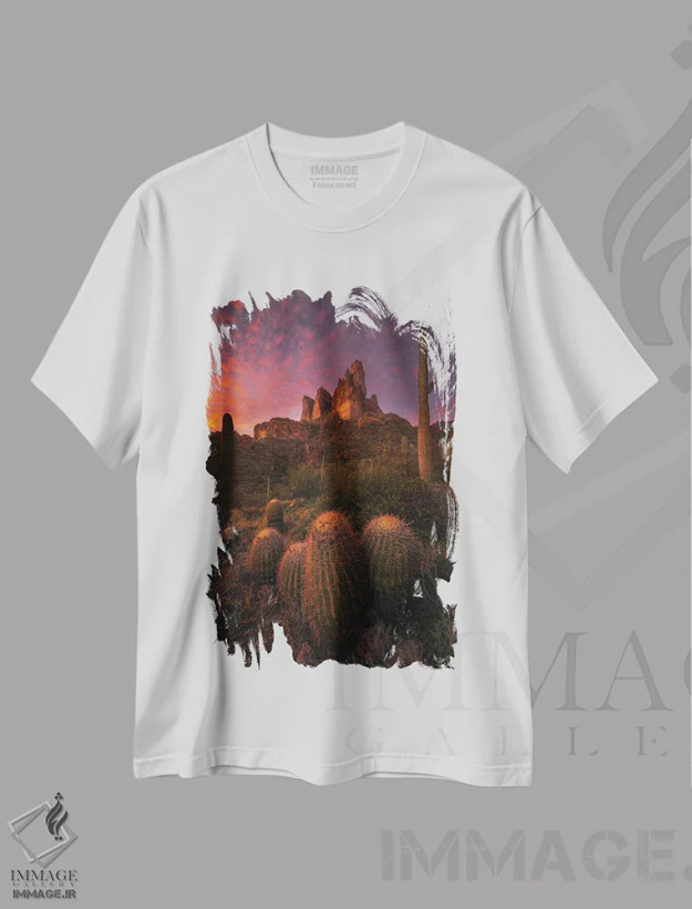 تیشرت سفید طرح دار گردهمایی خانواده، مدیوم اثر پیتر کسکن | فروشگاه ایماژ