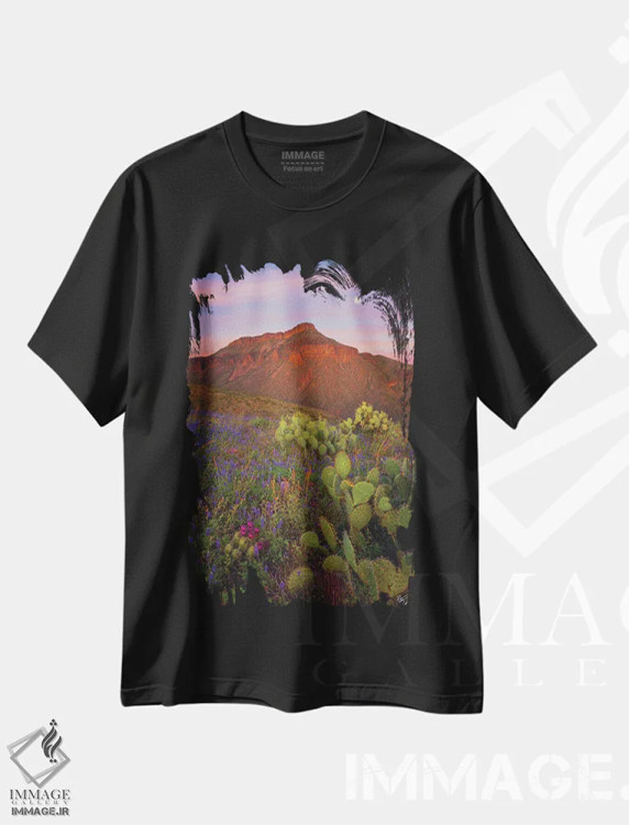 تیشرت مشکی طرح دار پادشاهی طلوع ماه، مدیوم اثر پیتر کسکن | فروشگاه ایماژ