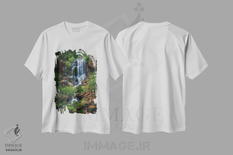 تیشرت سفید طرح دار کیلومترها دور از معمول، عکاسی فوق واقع گرا اثر پیتر کسکن | فروشگاه ایماژ