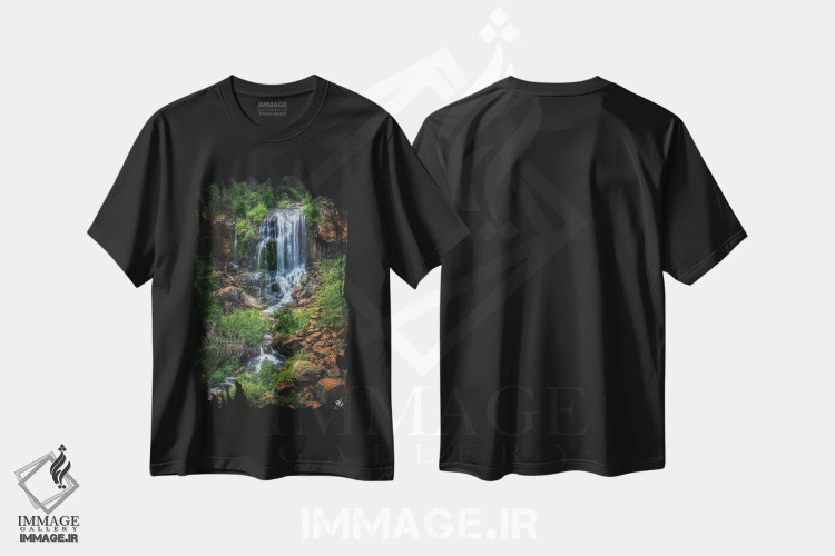 تیشرت مشکی طرح دار کیلومترها دور از معمول، عکاسی فوق واقع گرا اثر پیتر کسکن | immage.ir