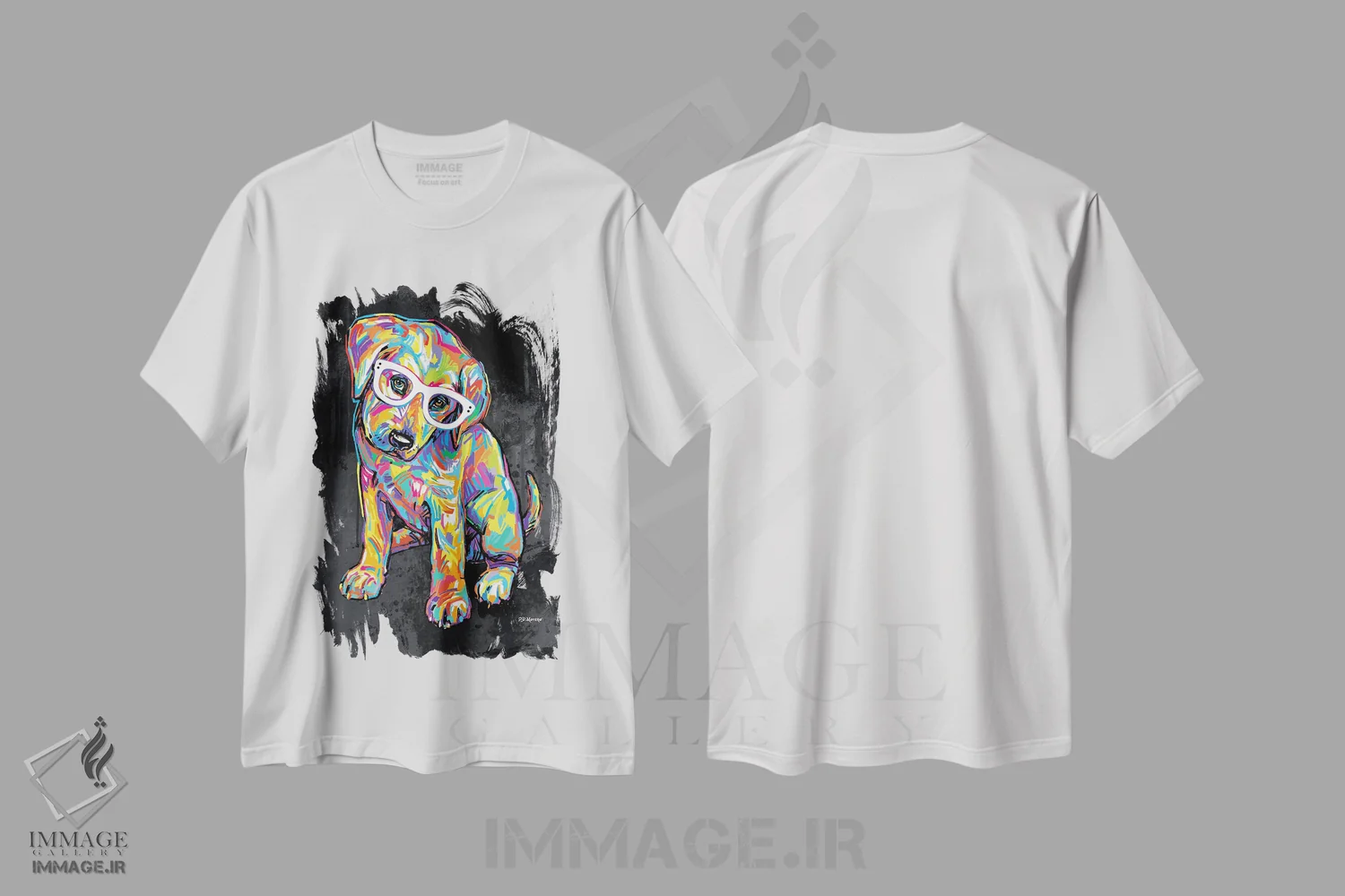 تیشرت سفید طرح دار لئو، دکور معاصر اثر پی.دی. مورنو | immage.ir