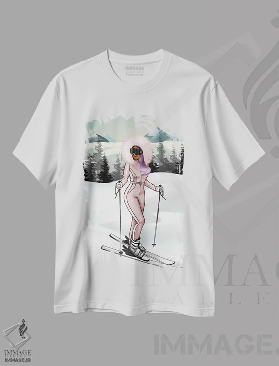 تیشرت سفید طرح دار شکلات در سوئیس، هنر آمریکایی آفریقایی تبار اثر پنیل انچیل | فروشگاه ایماژ