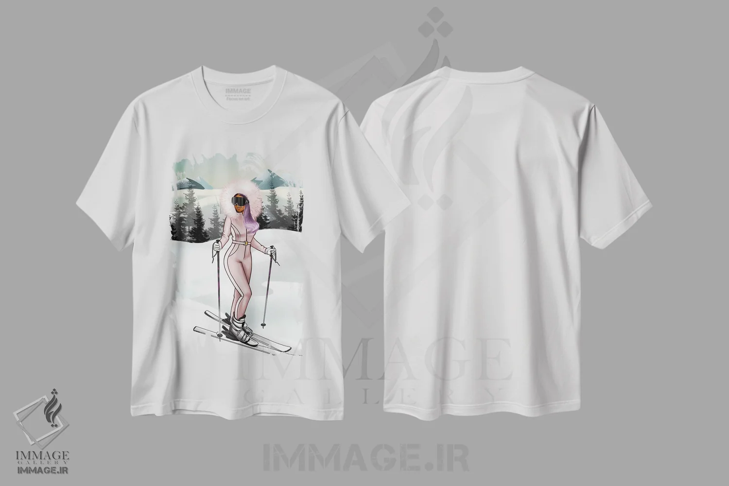 تیشرت سفید طرح دار شکلات در سوئیس، هنر آمریکایی آفریقایی تبار اثر پنیل انچیل | فروشگاه ایماژ