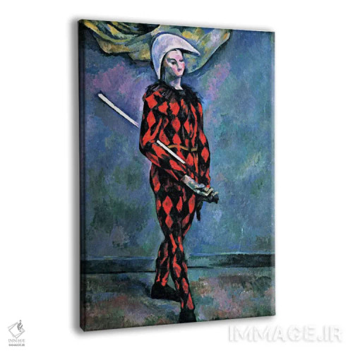 تابلو هارلکوین (شخصیت نمایشی) اثر پل سزان - نمای پرسپکتیو محصول